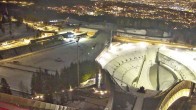 Archiv Foto Webcam Oslo Holmenkollen: Skisprungschanze und Stadion für Biathlon und Langlauf 23:00