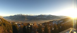 Archiv Foto Webcam Crans Montana: Panoramablick Höhenklinik 15:00