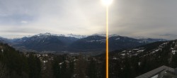 Archiv Foto Webcam Crans Montana: Panoramablick Höhenklinik 11:00