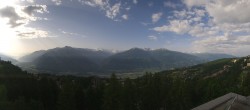 Archiv Foto Webcam Crans Montana: Panoramablick Höhenklinik 07:00