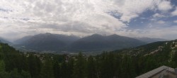 Archiv Foto Webcam Crans Montana: Panoramablick Höhenklinik 11:00