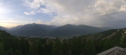 Archiv Foto Webcam Crans Montana: Panoramablick Höhenklinik 05:00