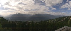 Archiv Foto Webcam Crans Montana: Panoramablick Höhenklinik 09:00