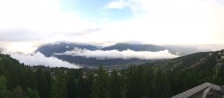 Archiv Foto Webcam Crans Montana: Panoramablick Höhenklinik 06:00