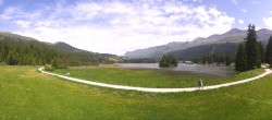 Archiv Foto Webcam Lenzerheide: Heidsee Loipen 11:00