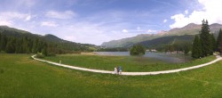 Archiv Foto Webcam Lenzerheide: Heidsee Loipen 13:00