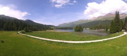 Archiv Foto Webcam Lenzerheide: Heidsee Loipen 15:00