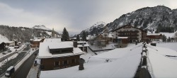 Archiv Foto Webcam Lech am Arlberg: Blick von Sport Strolz 09:00