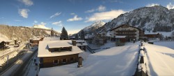 Archiv Foto Webcam Lech am Arlberg: Blick von Sport Strolz 09:00