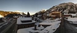 Archiv Foto Webcam Lech am Arlberg: Blick von Sport Strolz 09:00