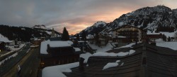 Archiv Foto Webcam Lech am Arlberg: Blick von Sport Strolz 06:00