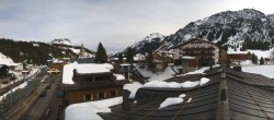 Archiv Foto Webcam Lech am Arlberg: Blick von Sport Strolz 09:00