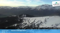 Archiv Foto Webcam Schmittenhöhe: Blick vom Gipfel 06:00