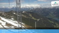 Archiv Foto Webcam Schmittenhöhe: Blick vom Gipfel 13:00