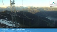 Archiv Foto Webcam Schmittenhöhe: Blick vom Gipfel 19:00