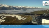 Archiv Foto Webcam Schmittenhöhe: Blick vom Gipfel 06:00