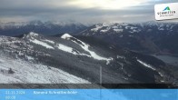 Archiv Foto Webcam Schmittenhöhe: Blick vom Gipfel 08:00