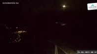 Archiv Foto Webcam Schmittenhöhe: Blick vom Gipfel 23:00
