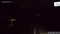 Archiv Foto Webcam Schmittenhöhe: Blick vom Gipfel 01:00