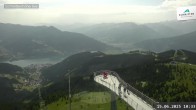 Archiv Foto Webcam Schmittenhöhe: Blick vom Gipfel 09:00