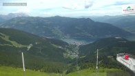 Archiv Foto Webcam Schmittenhöhe: Blick vom Gipfel 13:00