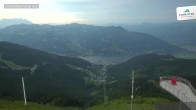 Archiv Foto Webcam Schmittenhöhe: Blick vom Gipfel 19:00