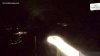 Archiv Foto Webcam Schmittenhöhe: Blick vom Gipfel 21:00
