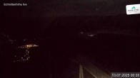 Archiv Foto Webcam Schmittenhöhe: Blick vom Gipfel 23:00