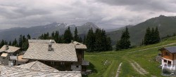 Archiv Foto Webcam La Rosiere - Chalet Le Planica 13:00