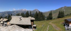Archiv Foto Webcam La Rosiere - Chalet Le Planica 11:00