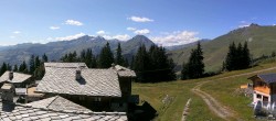 Archiv Foto Webcam La Rosiere - Chalet Le Planica 15:00