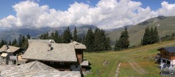 Archiv Foto Webcam La Rosiere - Chalet Le Planica 11:00