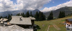 Archiv Foto Webcam La Rosiere - Chalet Le Planica 13:00