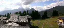 Archiv Foto Webcam La Rosiere - Chalet Le Planica 17:00
