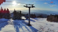 Archiv Foto Webcam Gipfelblick nach Süden - Mont Sainte Anne, Quebec 06:00