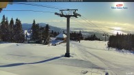 Archiv Foto Webcam Gipfelblick nach Süden - Mont Sainte Anne, Quebec 08:00