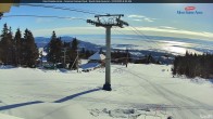 Archiv Foto Webcam Gipfelblick nach Süden - Mont Sainte Anne, Quebec 08:00