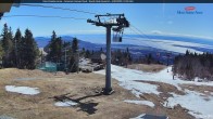 Archiv Foto Webcam Gipfelblick nach Süden - Mont Sainte Anne, Quebec 10:00