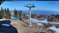 Archiv Foto Webcam Gipfelblick nach Süden - Mont Sainte Anne, Quebec 16:00