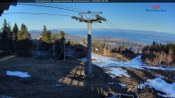 Archiv Foto Webcam Gipfelblick nach Süden - Mont Sainte Anne, Quebec 18:00