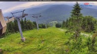 Archiv Foto Webcam Gipfelblick nach Norden, Mont Sainte Anne, Quebec 08:00