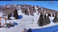 Archiv Foto Webcam Blick auf die Talstation des Mont Sainte Anne 10:00