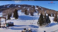 Archiv Foto Webcam Blick auf die Talstation des Mont Sainte Anne 14:00