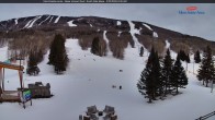 Archiv Foto Webcam Blick auf die Talstation des Mont Sainte Anne 06:00