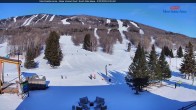 Archiv Foto Webcam Blick auf die Talstation des Mont Sainte Anne 08:00