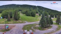 Archiv Foto Webcam Blick auf die Talstation des Mont Sainte Anne 06:00