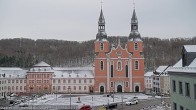 Archiv Foto Webcam Blick auf den Hahnplatz in Prüm mit der Basilika und der Abtei 10:00