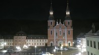 Archiv Foto Webcam Blick auf den Hahnplatz in Prüm mit der Basilika und der Abtei 05:00