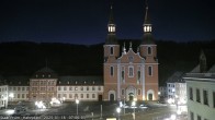 Archiv Foto Webcam Blick auf den Hahnplatz in Prüm mit der Basilika und der Abtei 06:00