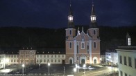 Archiv Foto Webcam Blick auf den Hahnplatz in Prüm mit der Basilika und der Abtei 05:00